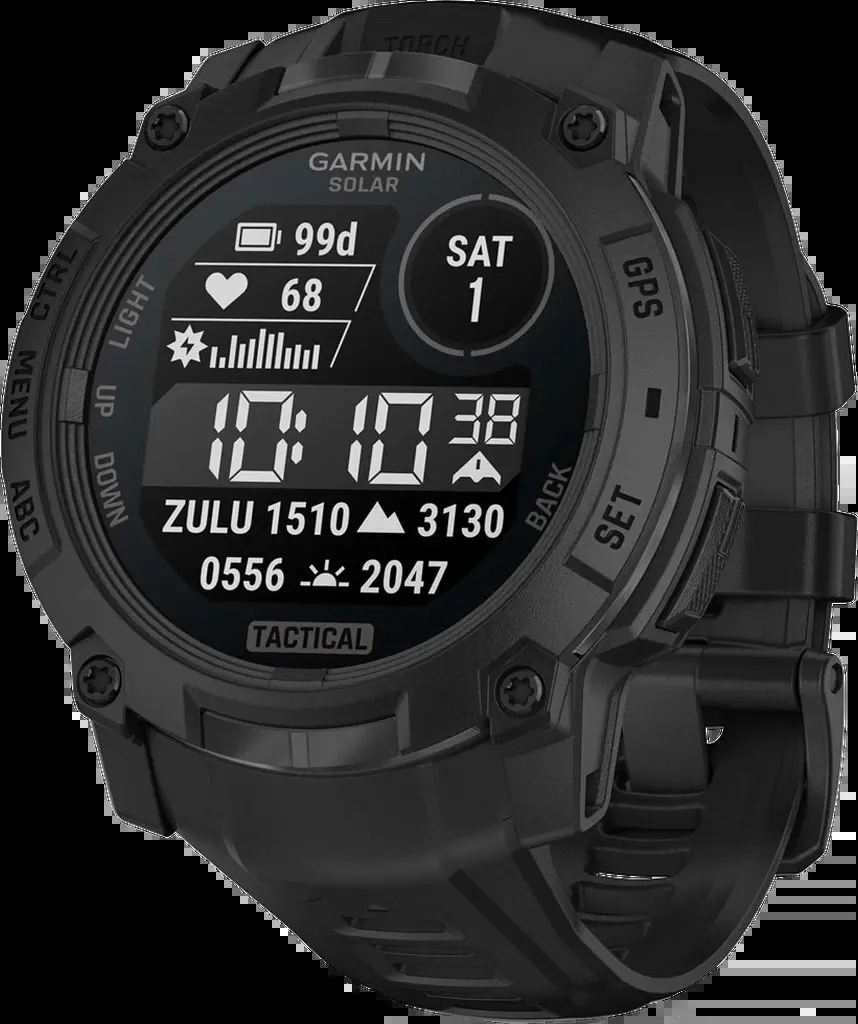 Смарт-годинник Garmin Instinct 3 50 mm Solar Tactical Edition Black